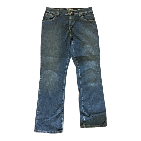 VTG Levi’s 550 Mom High Waist Wide Bootcut Denim Blue Jeans - Picture 2 of 7